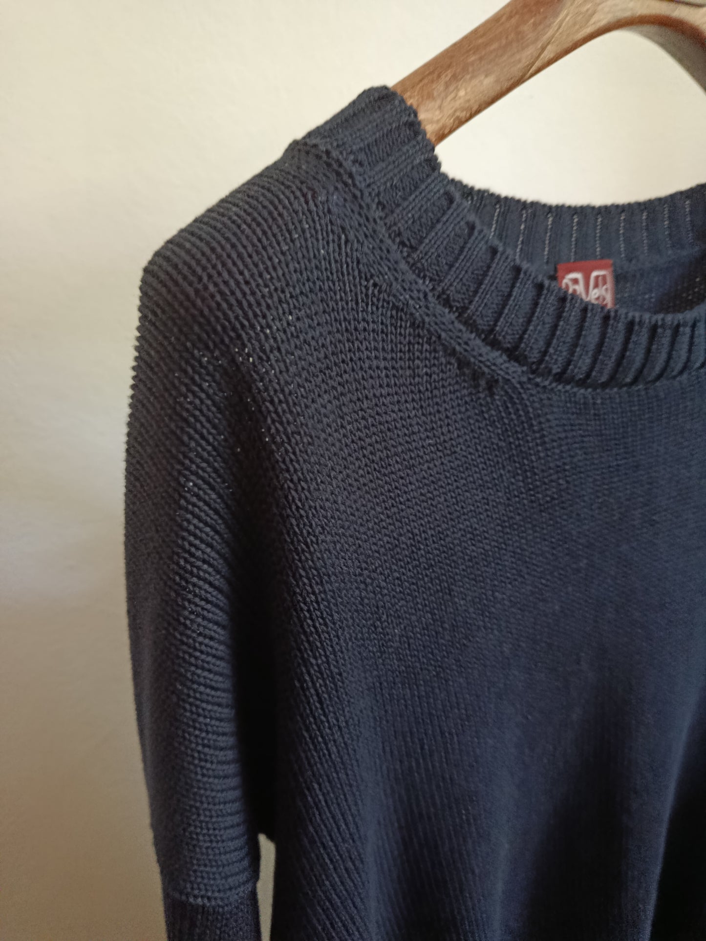 girocollo - cotone fin.5 - BLU