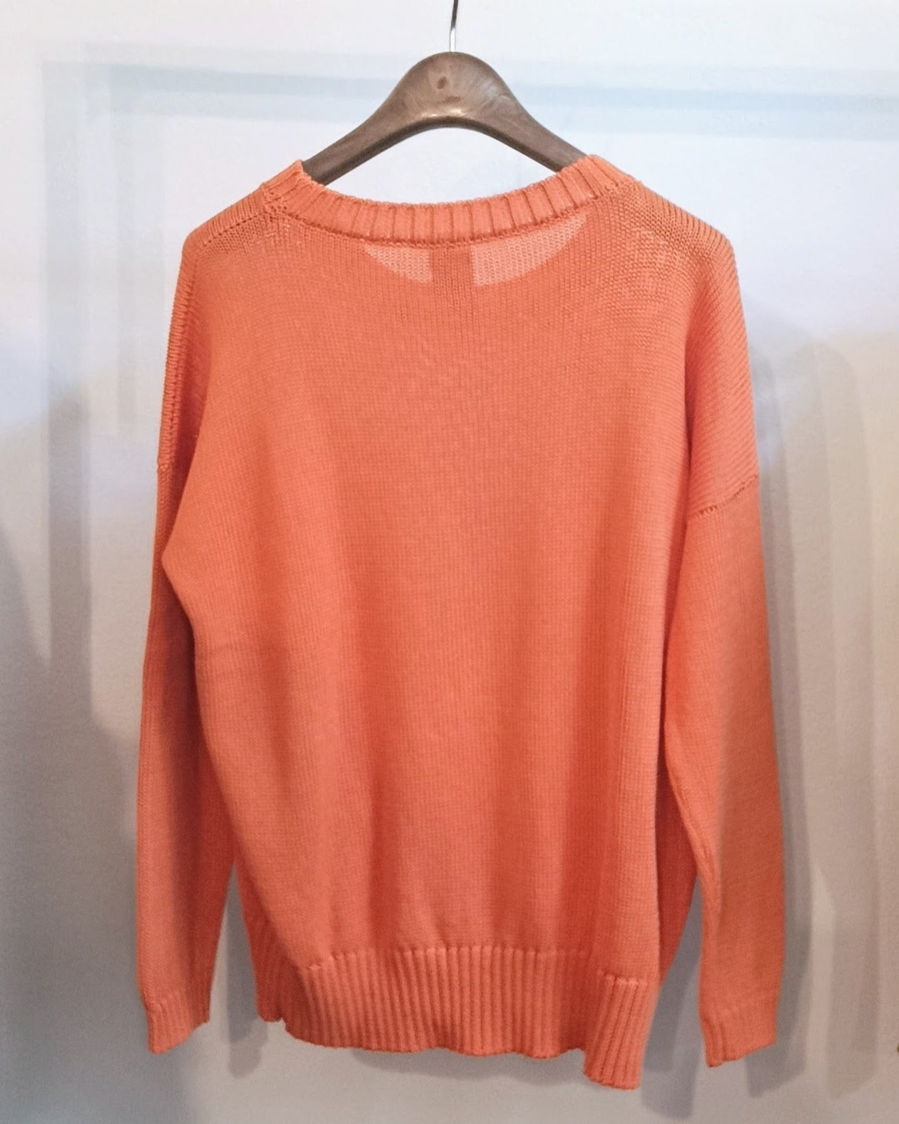 girocollo - cotone fin.5 - arancio