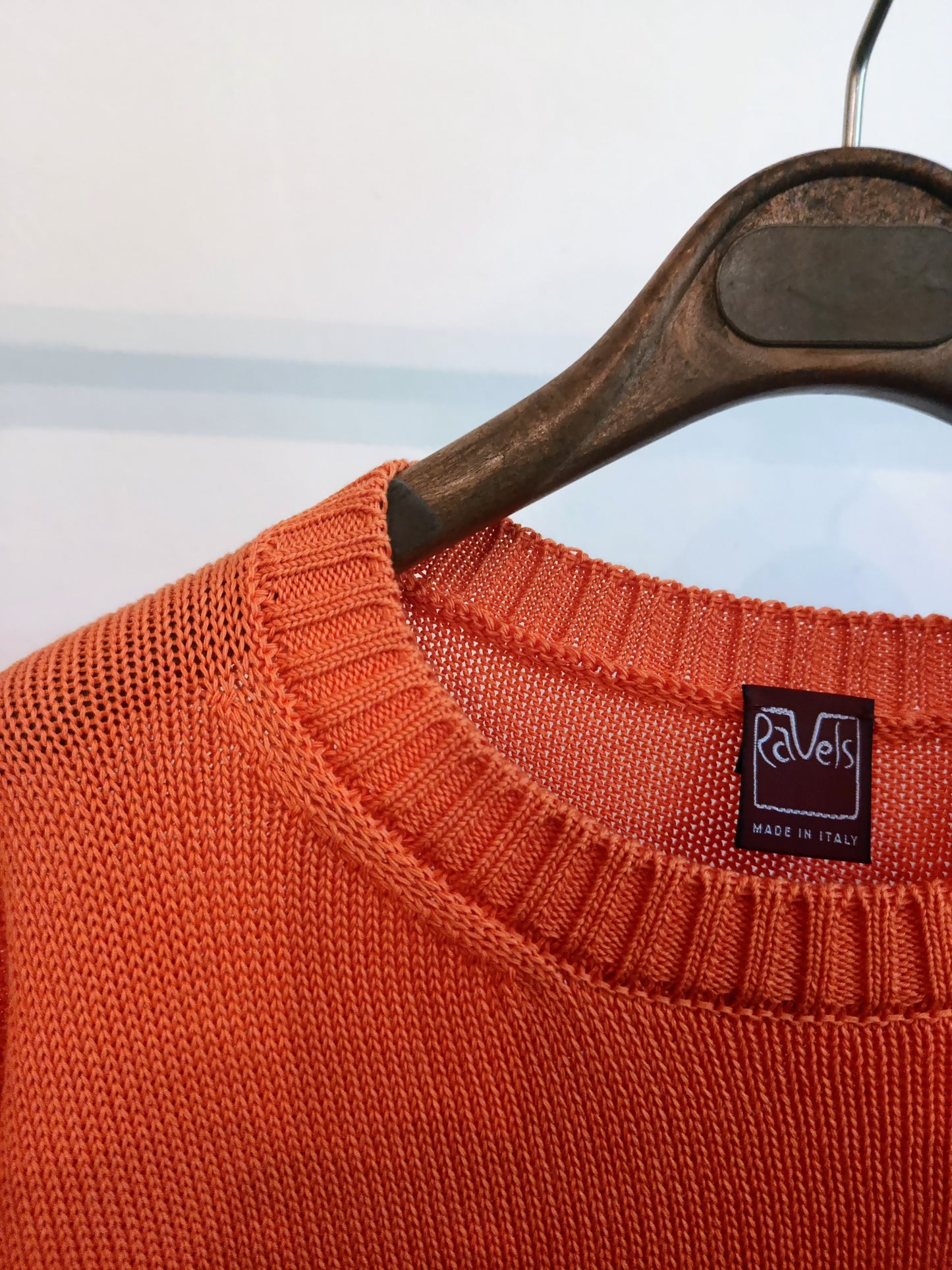 girocollo - cotone fin.5 - arancio