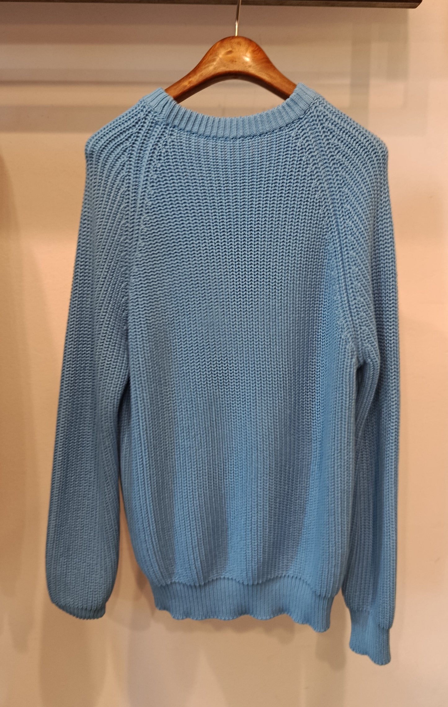 Girocollo costa inglese azzurro