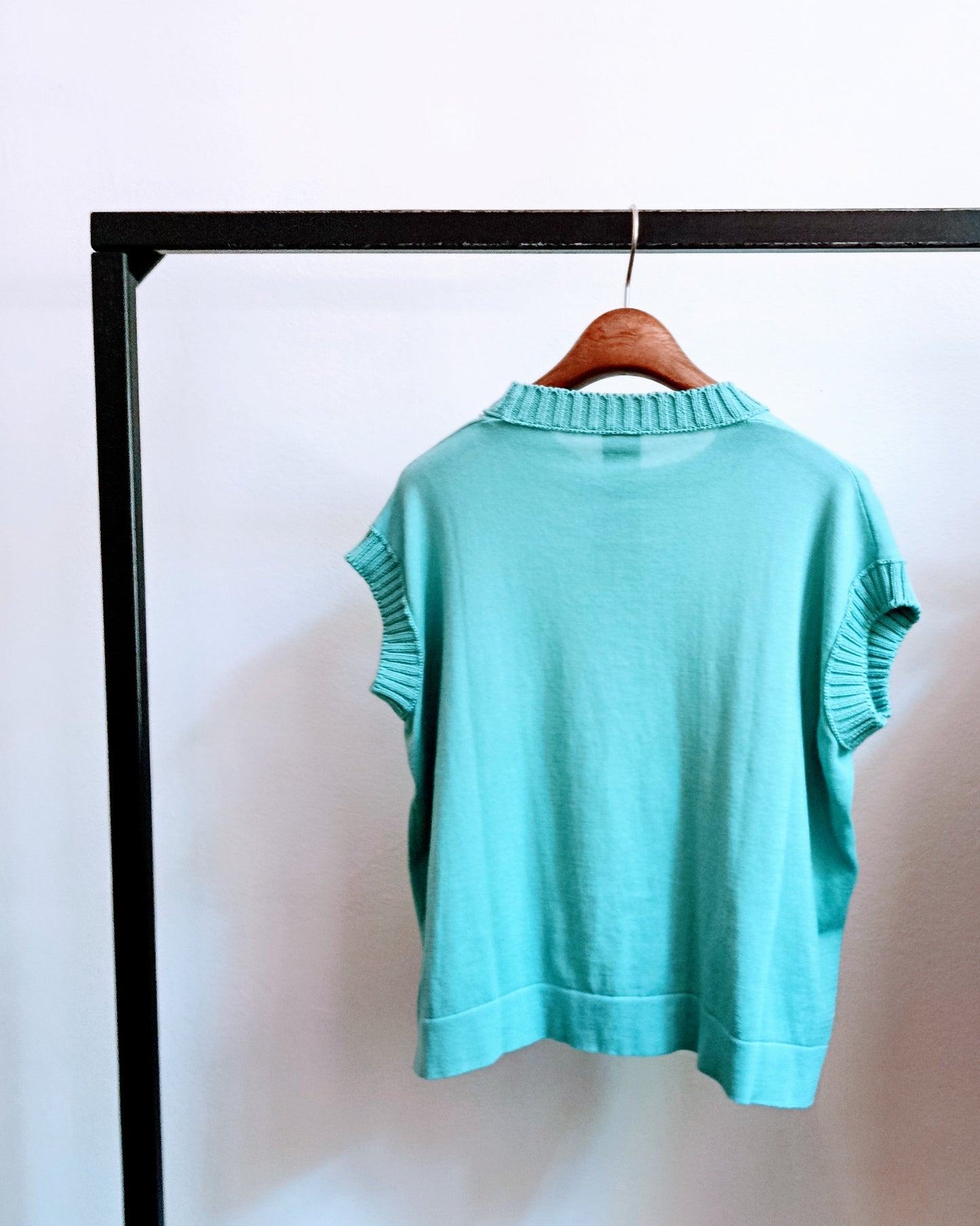Gilet boxy - verdino
