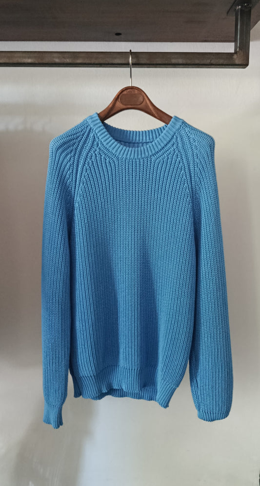 Girocollo costa inglese azzurro