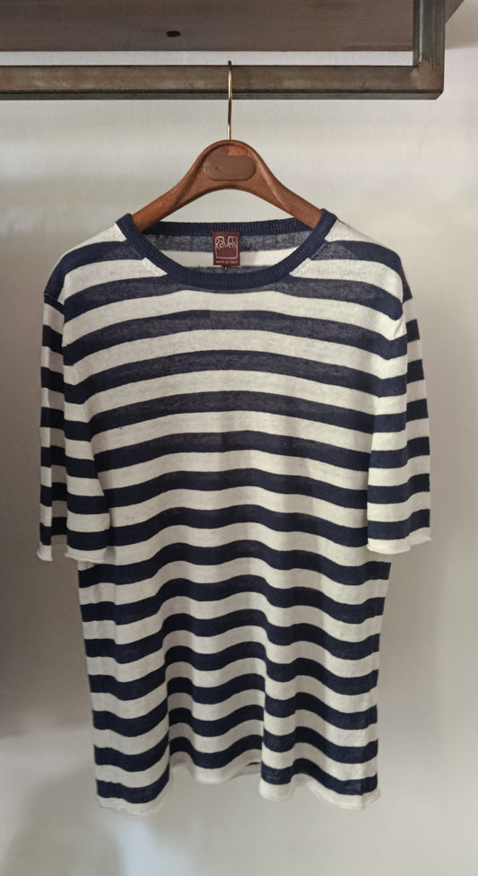 T shirt lino righine
